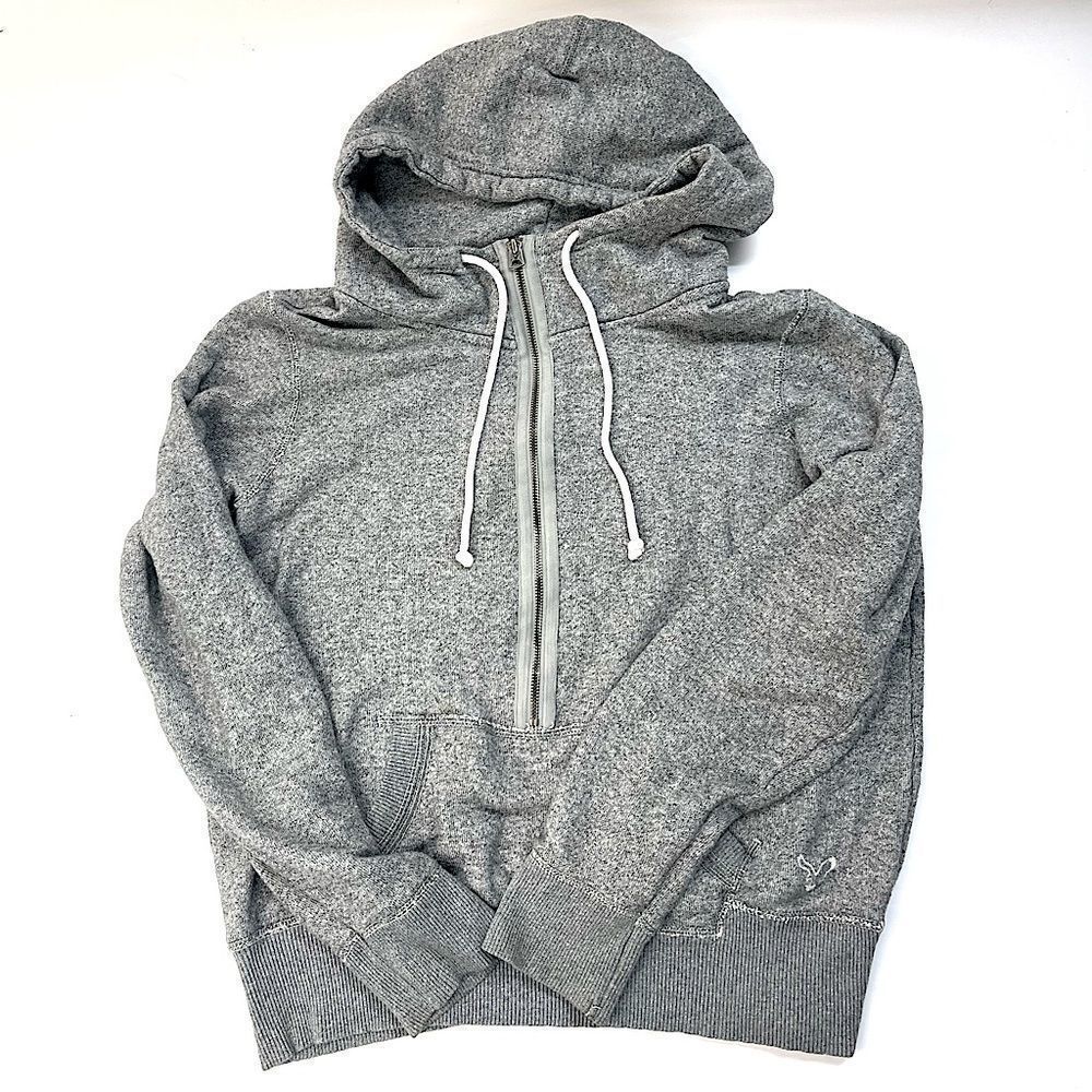 American Eagle AE • Half Zip Sweatshirt Hoodie Drawstring